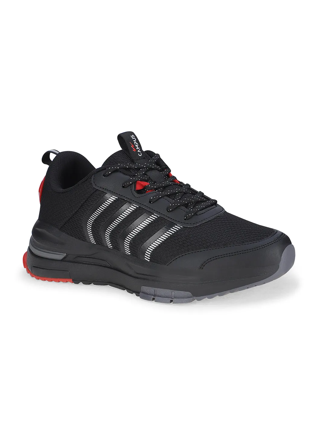 FLEX Black Men's Sports Shoes