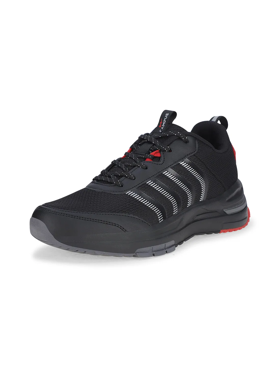 FLEX Black Men's Sports Shoes