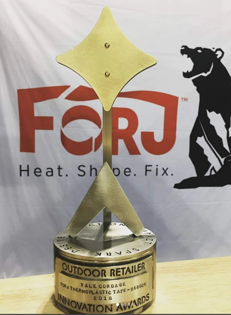 Forj Thermoplastic Tape Ribbon, 20 Feet of Lightweight, Compact Resin Fiber with 1000 Pounds of Tensile Strength, Perfect for Repairs and Maintenance. An Outdoor Retailer 2018 Innovation Award Winner.