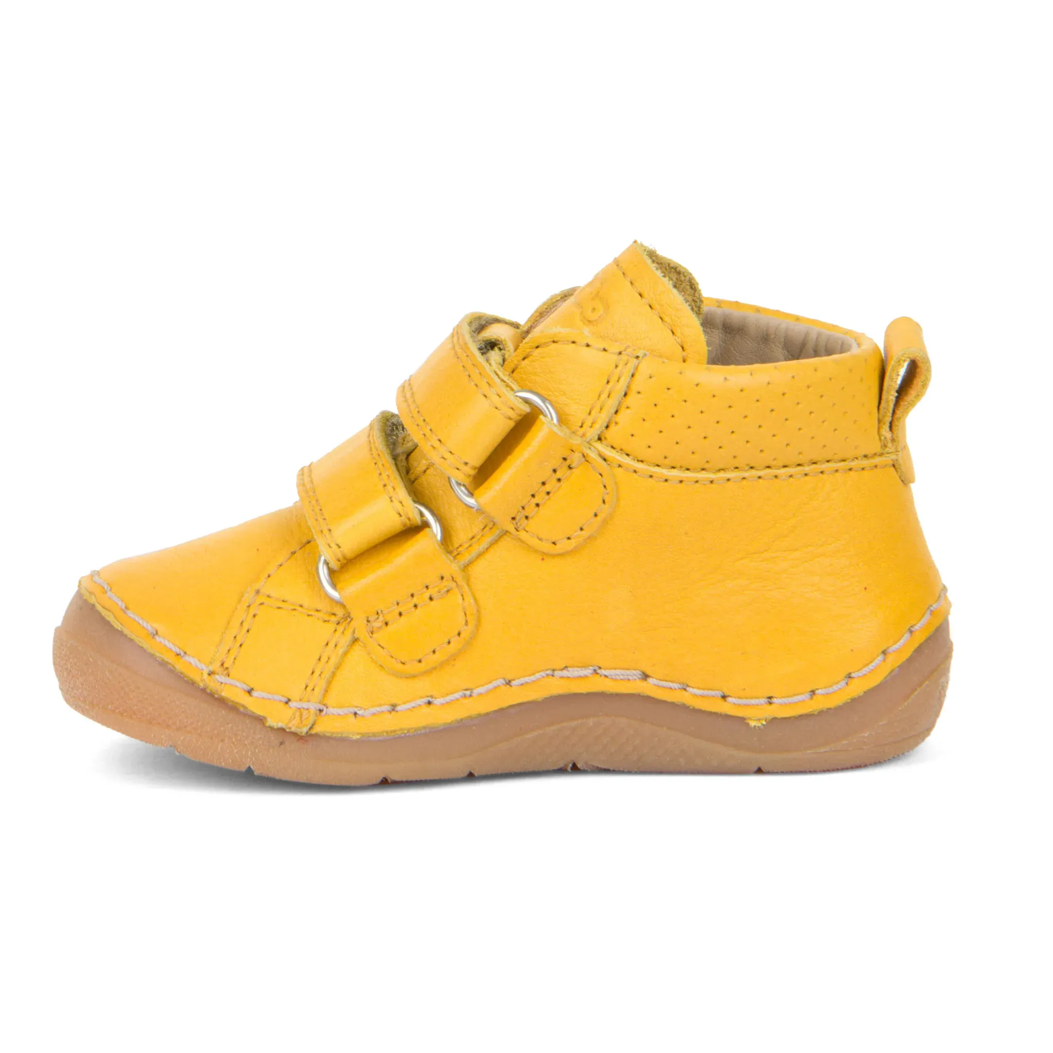 Froddo Boy's and Girl's Paix Casual Shoes with Hoop and Loop Closure - Dark Yellow