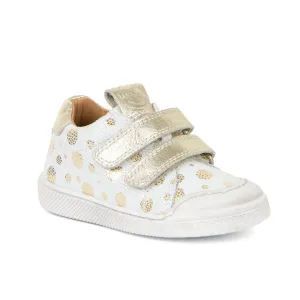 Froddo Boy's and Girl's Rosario Casual Shoes with Hoop and Loop Closure - Gold  