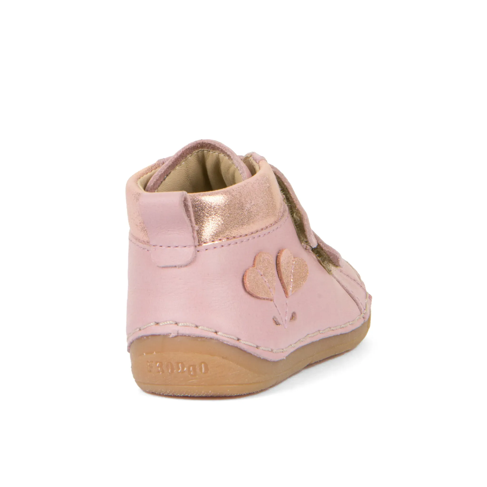 Froddo Girl's Paix  Casual Shoes with Hoop and Loop Closure - Pink 