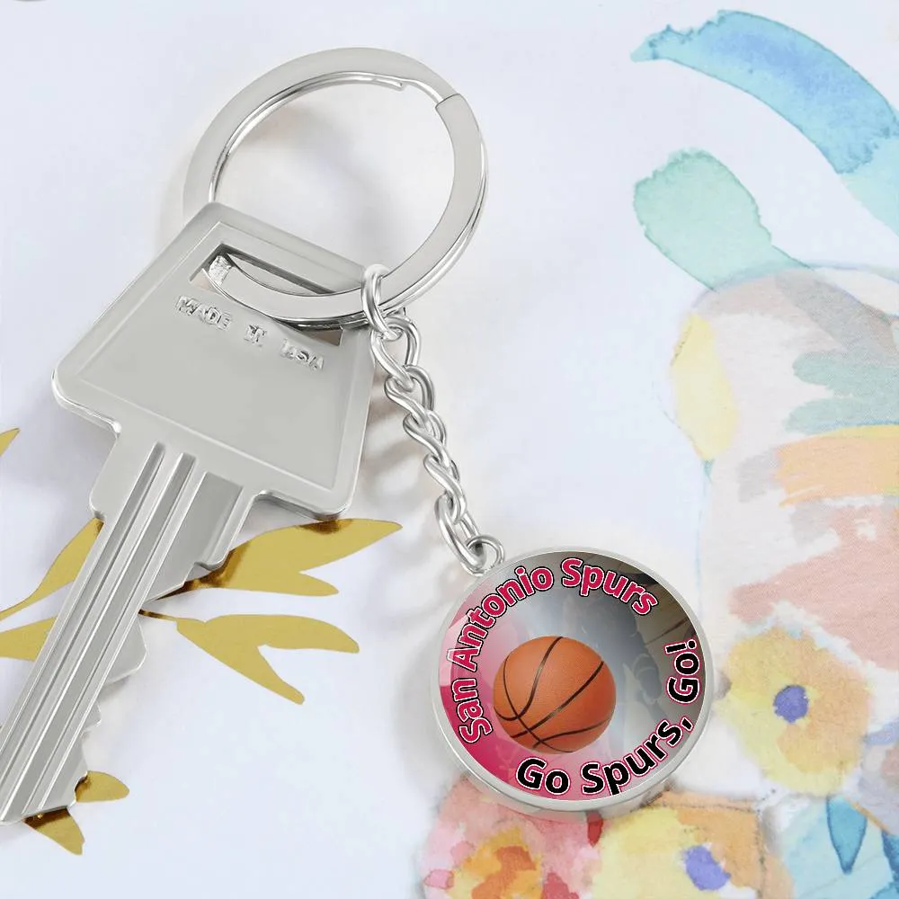 Go Spurs, Go! Keychain