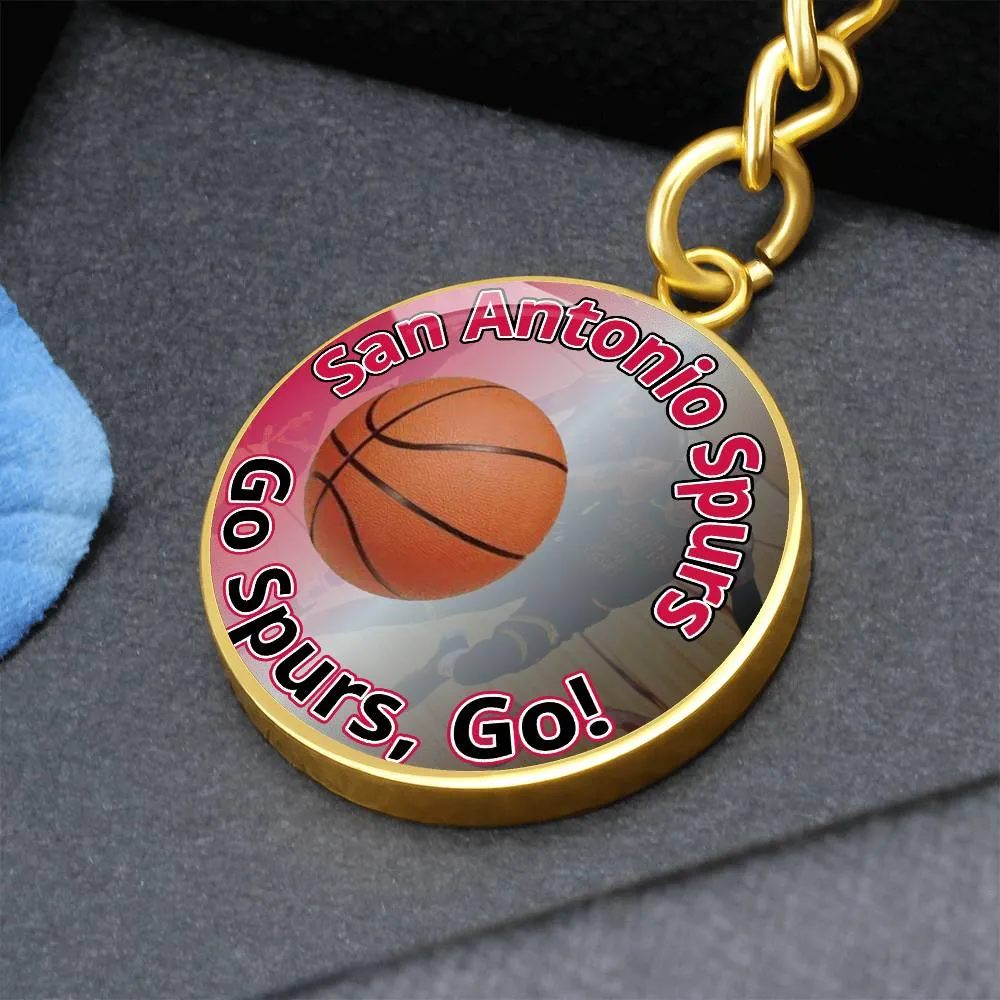 Go Spurs, Go! Keychain