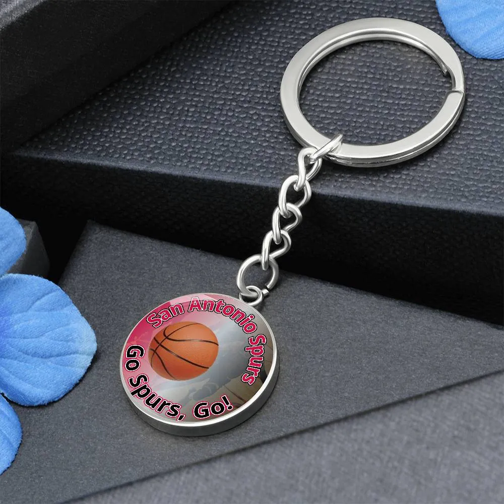 Go Spurs, Go! Keychain