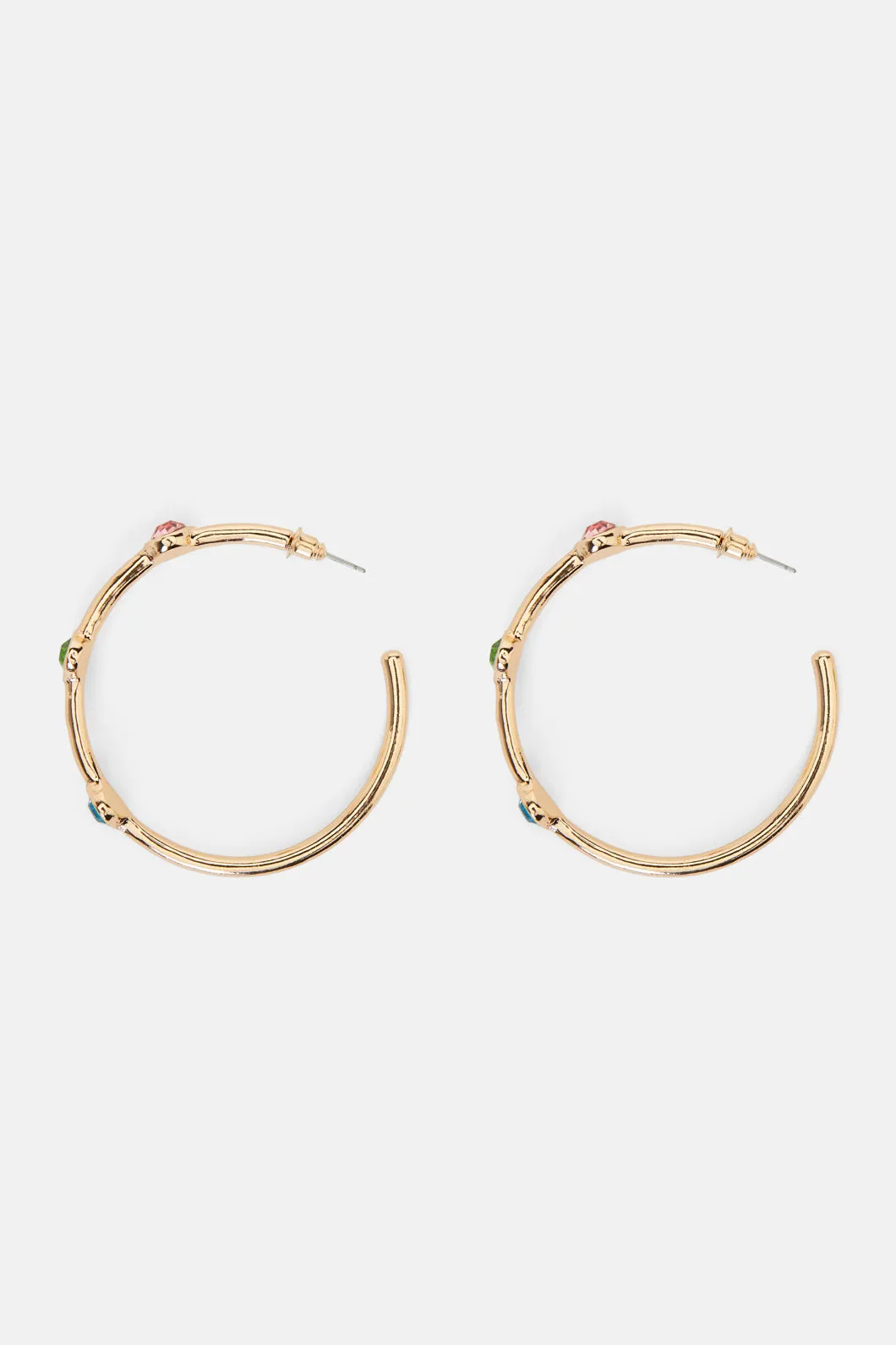 Gumdrop Hoop Earrings