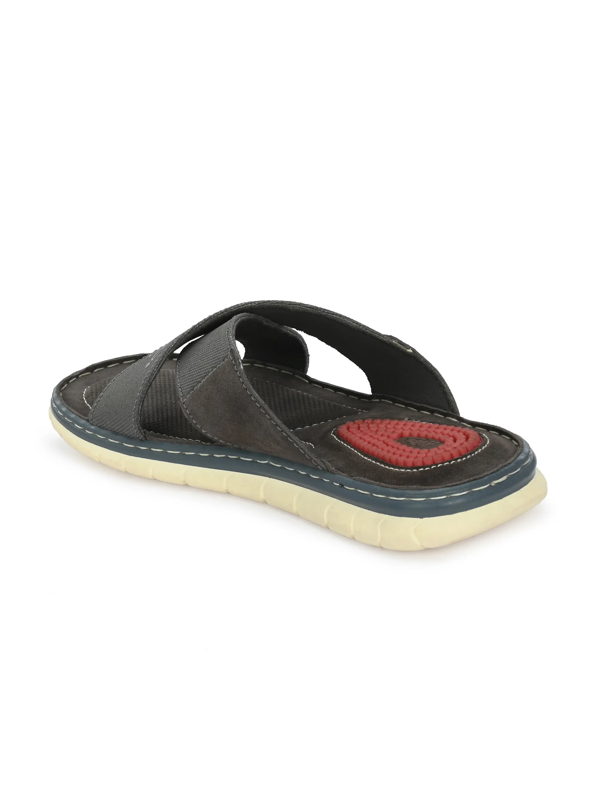 HITZ7454-Men's Grey Daily Wear Slippers