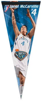 Janel McCarville WNBA New York Liberty Premium Felt Pennant - Wincraft Inc.