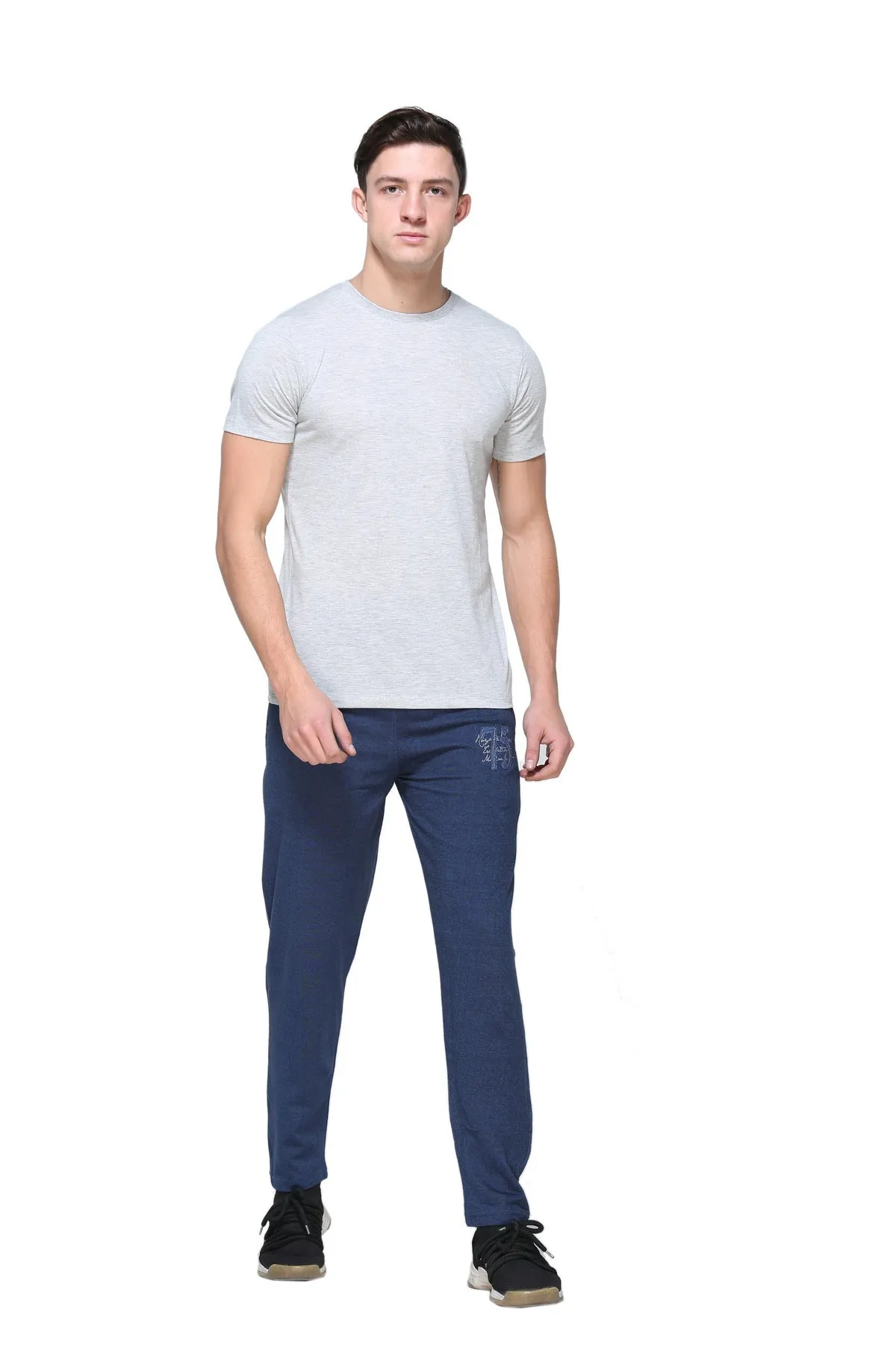 Jinxer Regular Fit Track Pants For Men - Denim Blue