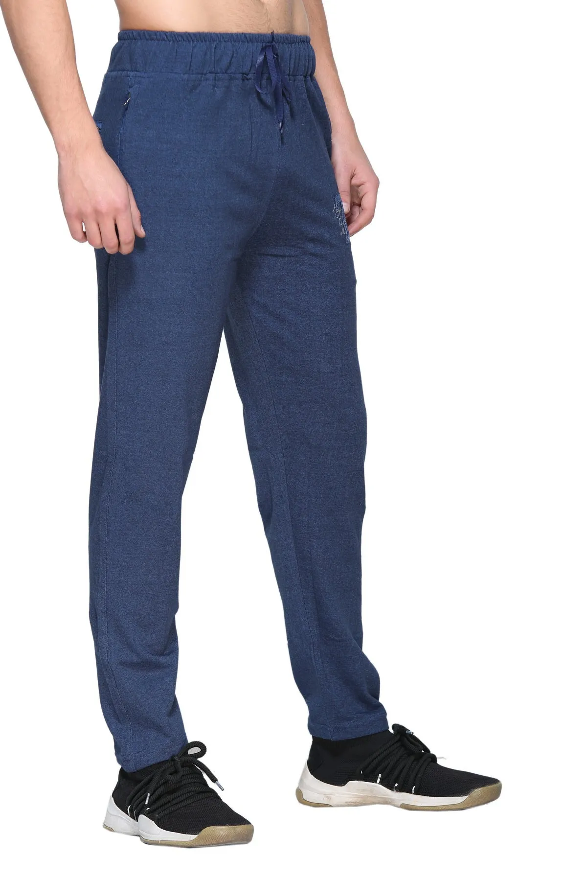 Jinxer Regular Fit Track Pants For Men - Denim Blue