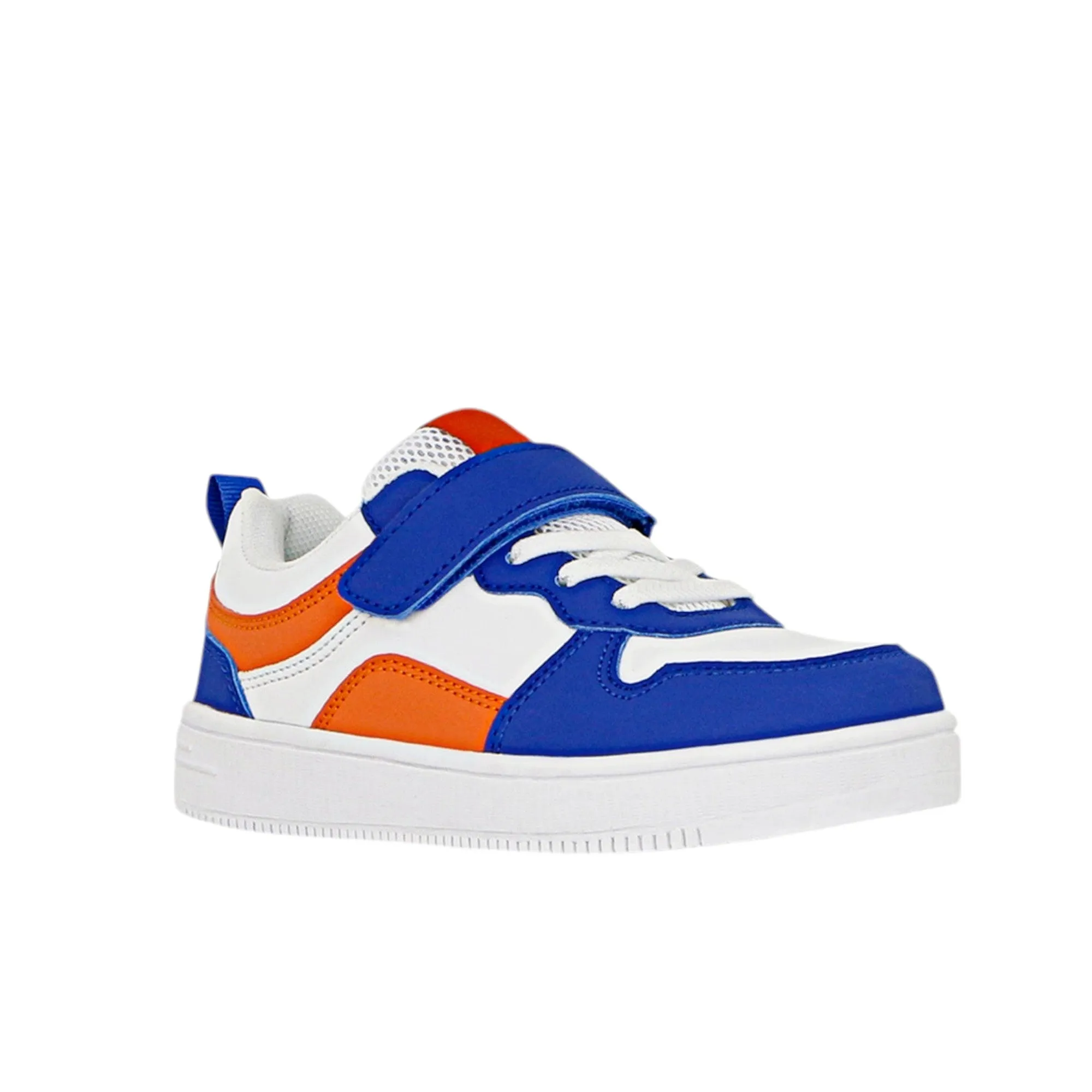 Kids Boys Grosby Webb Shoes Blue/White/Orange