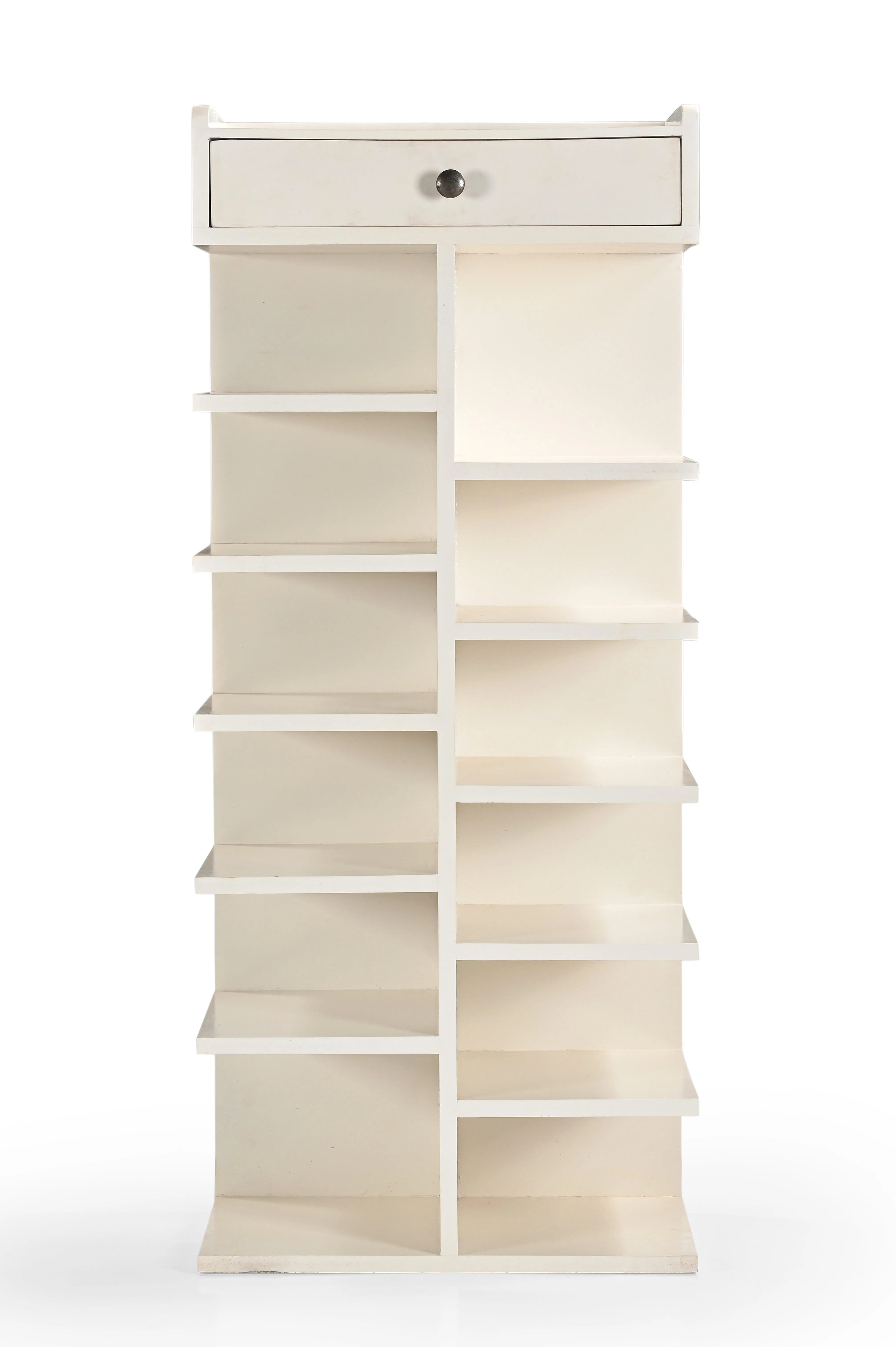 Ladria MDF Wood Shoe Rack In Warm White