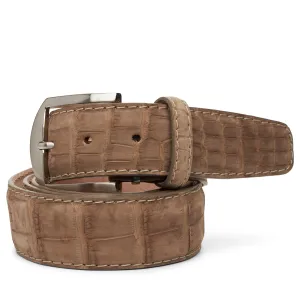 LEN Belt Buffed American Alligator Fawn STK