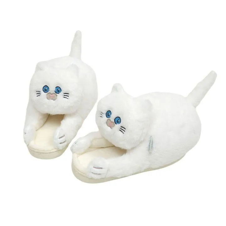 LovelyRLovely Hug Plush Warms Simulation Cat Slippers