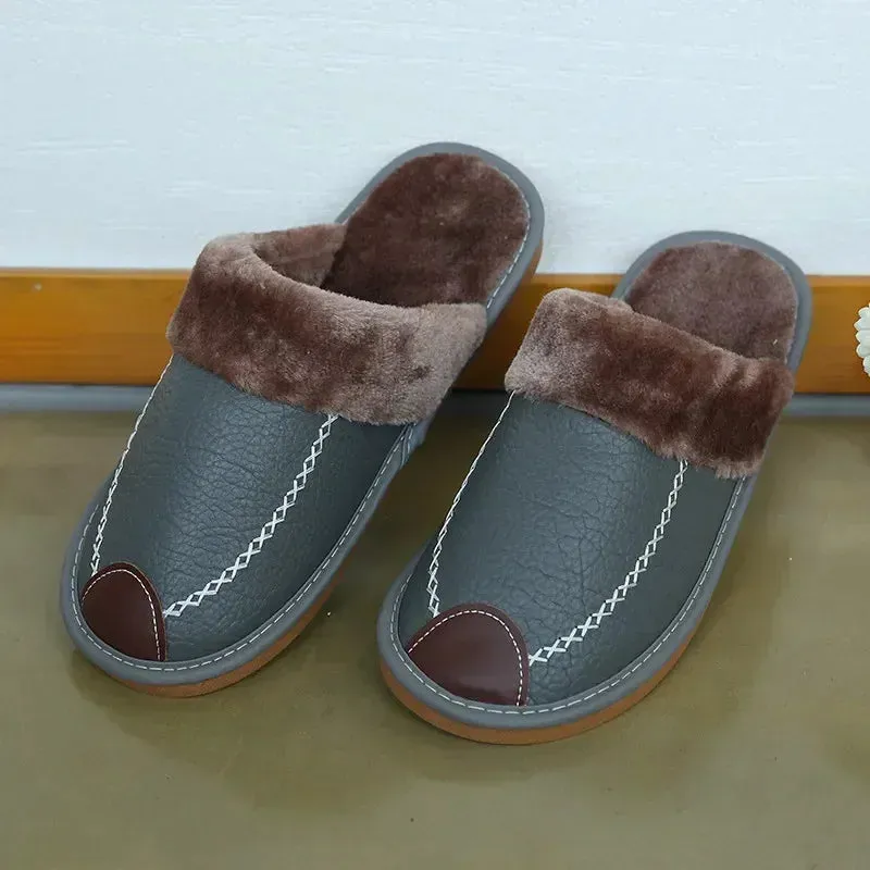 Men Leather Slippers