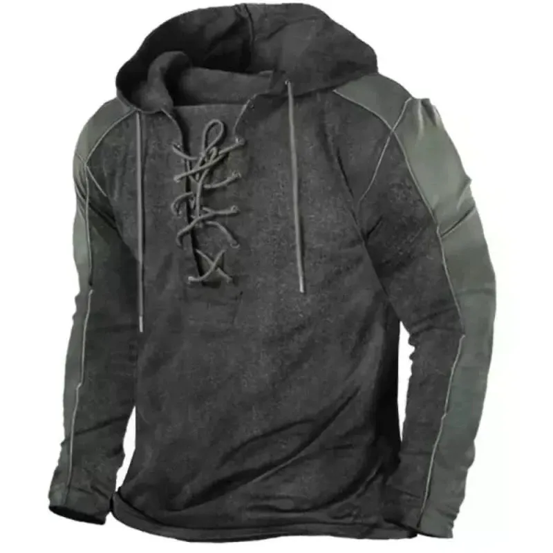 Men Outdoor Hooded T-Shirt