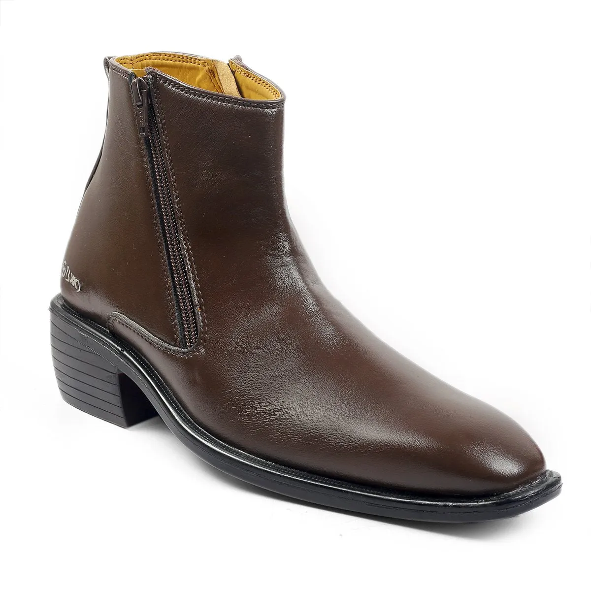 Men's Height Increasing Formal Wear Zipper Boots