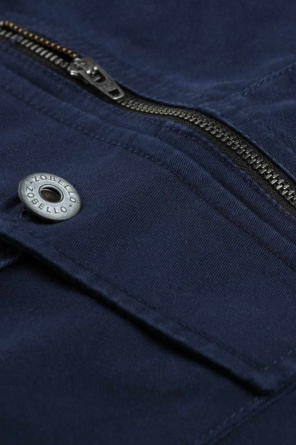 Men's Navy 7 Pocket Twill Cargo Pants