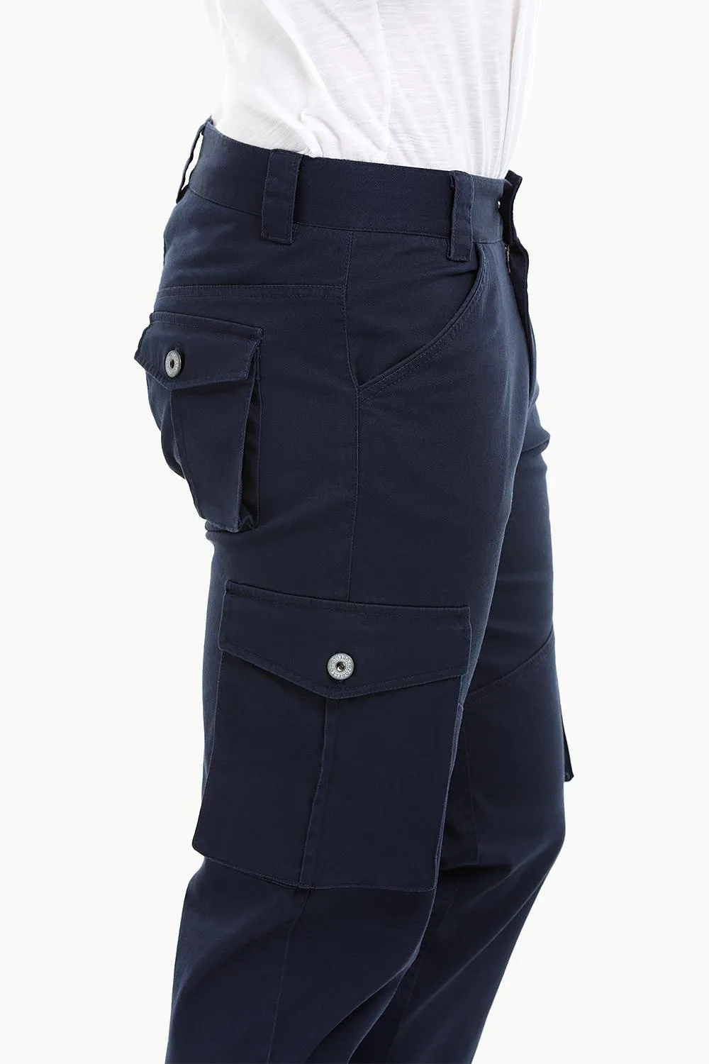 Men's Navy 7 Pocket Twill Cargo Pants