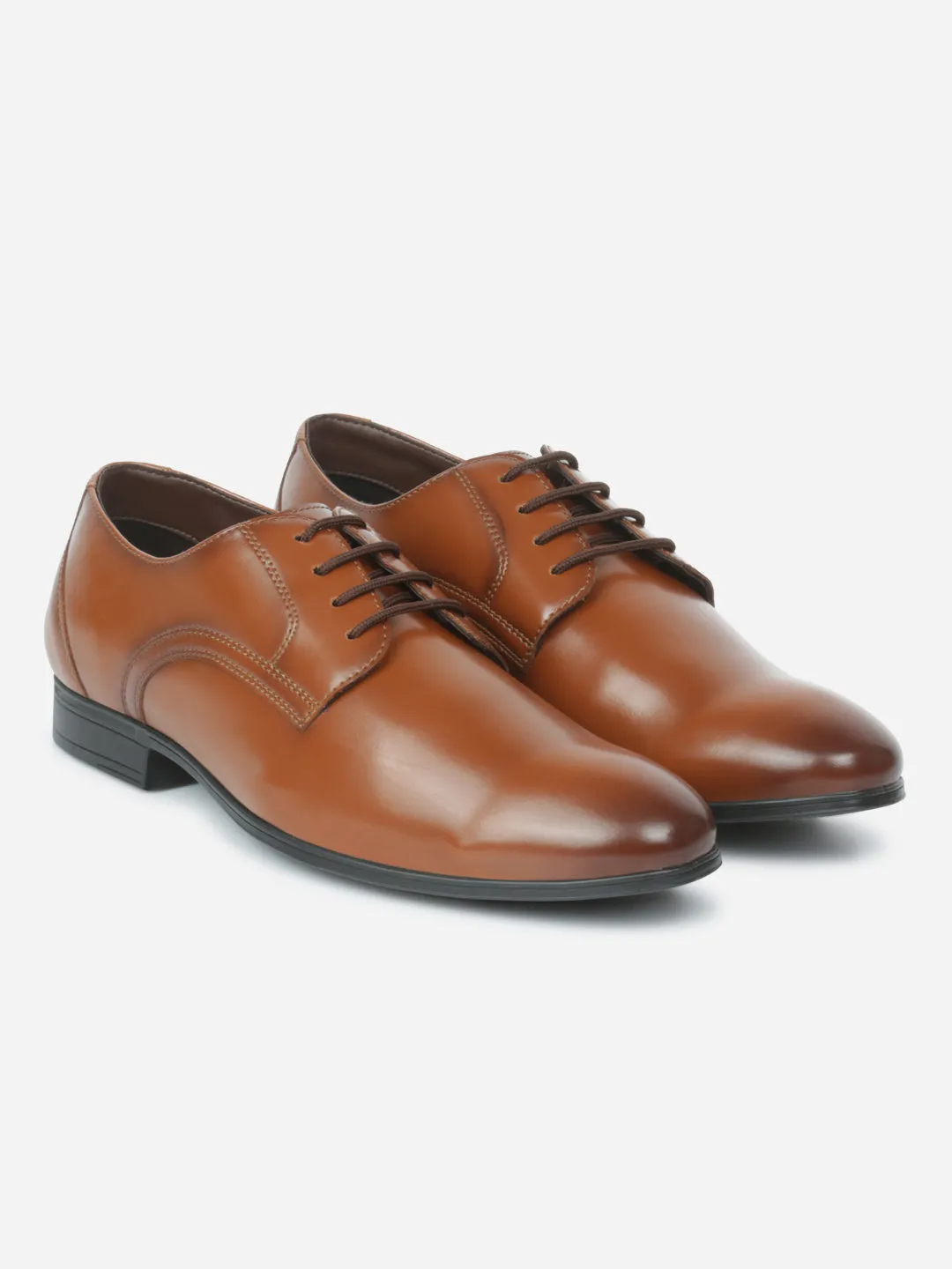 Men's Tan Round Tow Lace up Formal (IX1082)