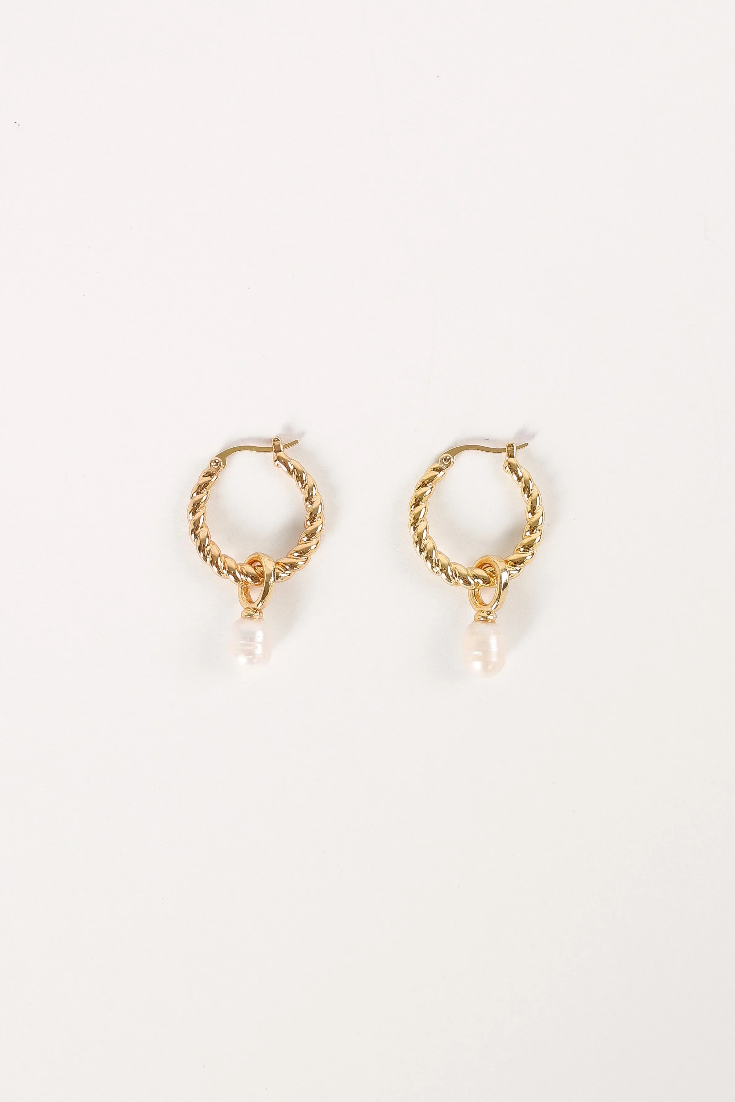 Monika Hoop Earrings - Gold