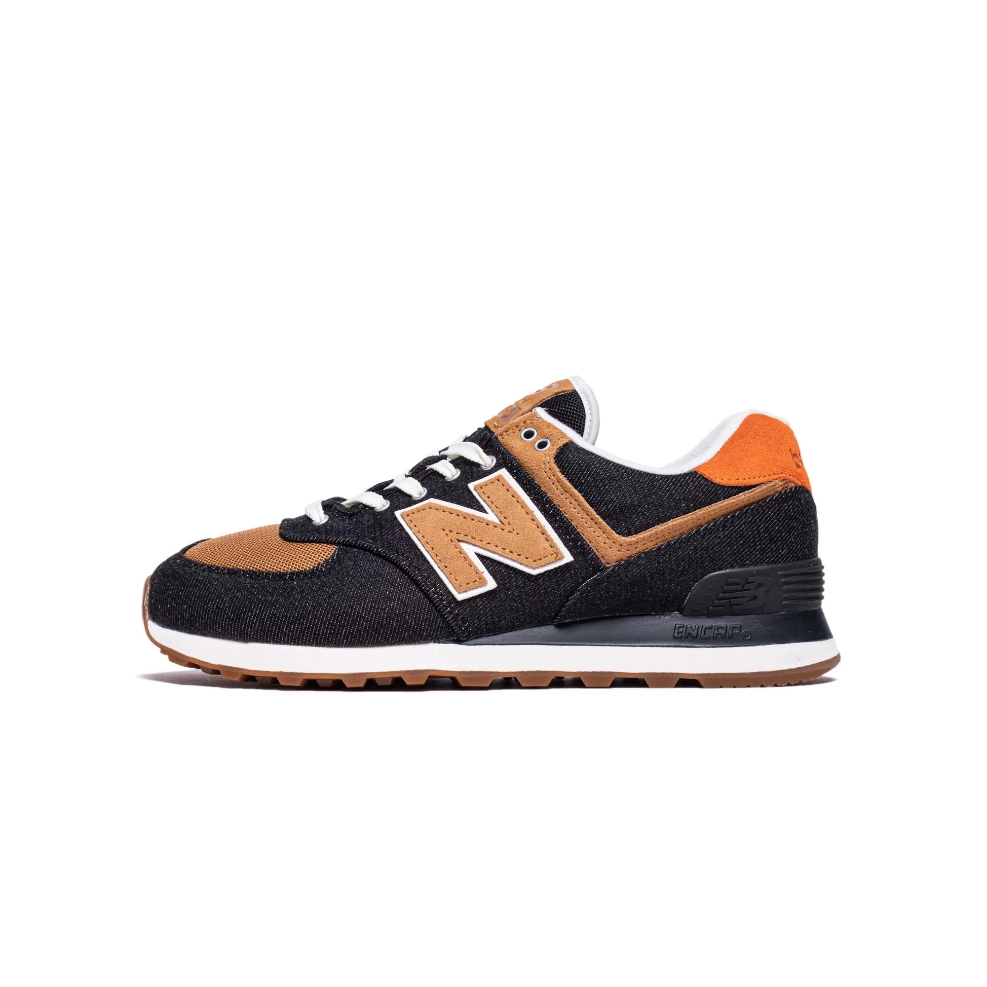 New Balance Mens 574 Shoes 'Black'