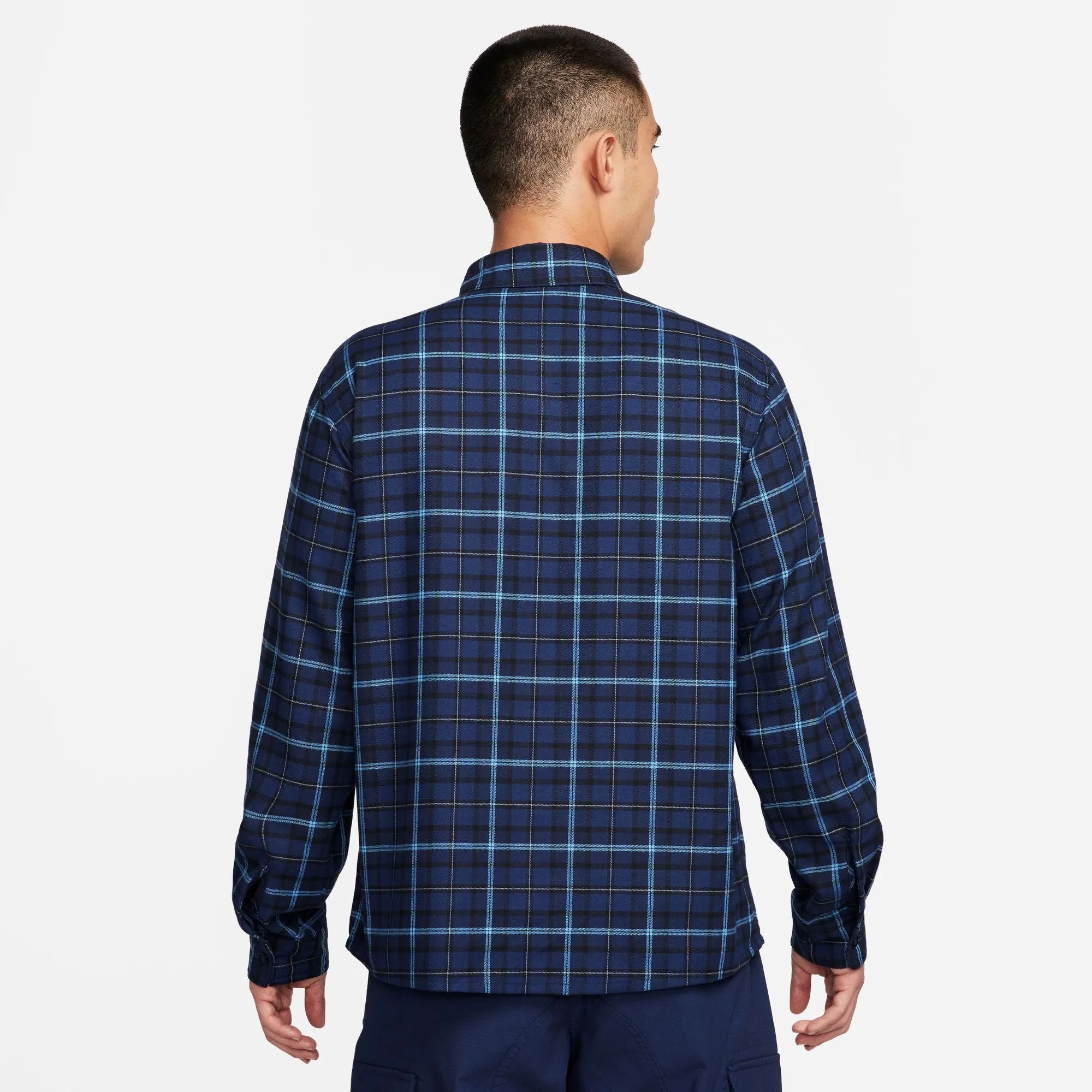 Nike SB Flannel Shirt Midnight Navy