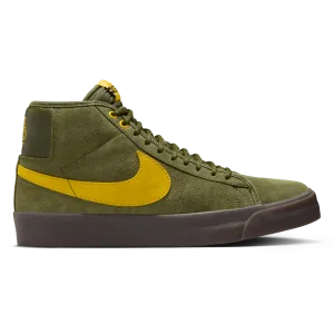 Nike SB x AntiHero Blazer Mid Skateboard Shoe - Rough Green/Amarillo-Rough Green