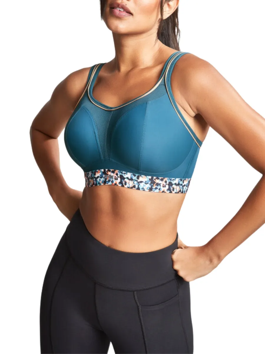 Non Wired Racerback Sports Bra - Animal Abstract