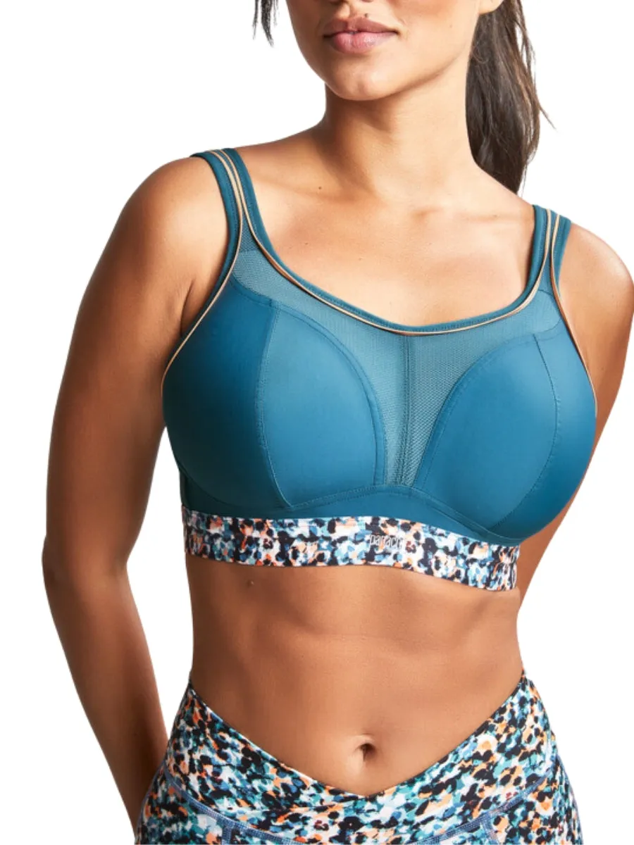 Non Wired Racerback Sports Bra - Animal Abstract