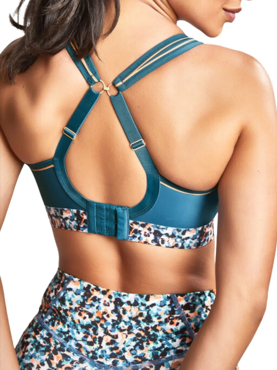 Non Wired Racerback Sports Bra - Animal Abstract