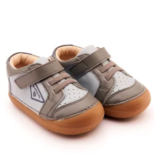 Old Soles Boy's & Girl's 4094 Badge Pave Casual Shoes - Dusty Blue / Grey / Navy