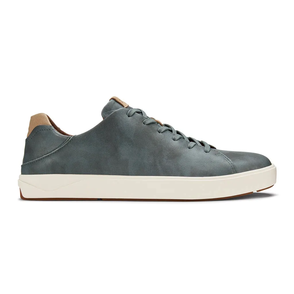 Olukai Men's Lae'ahi Lī ‘Ili Sneaker / Charcoal-Charcoal