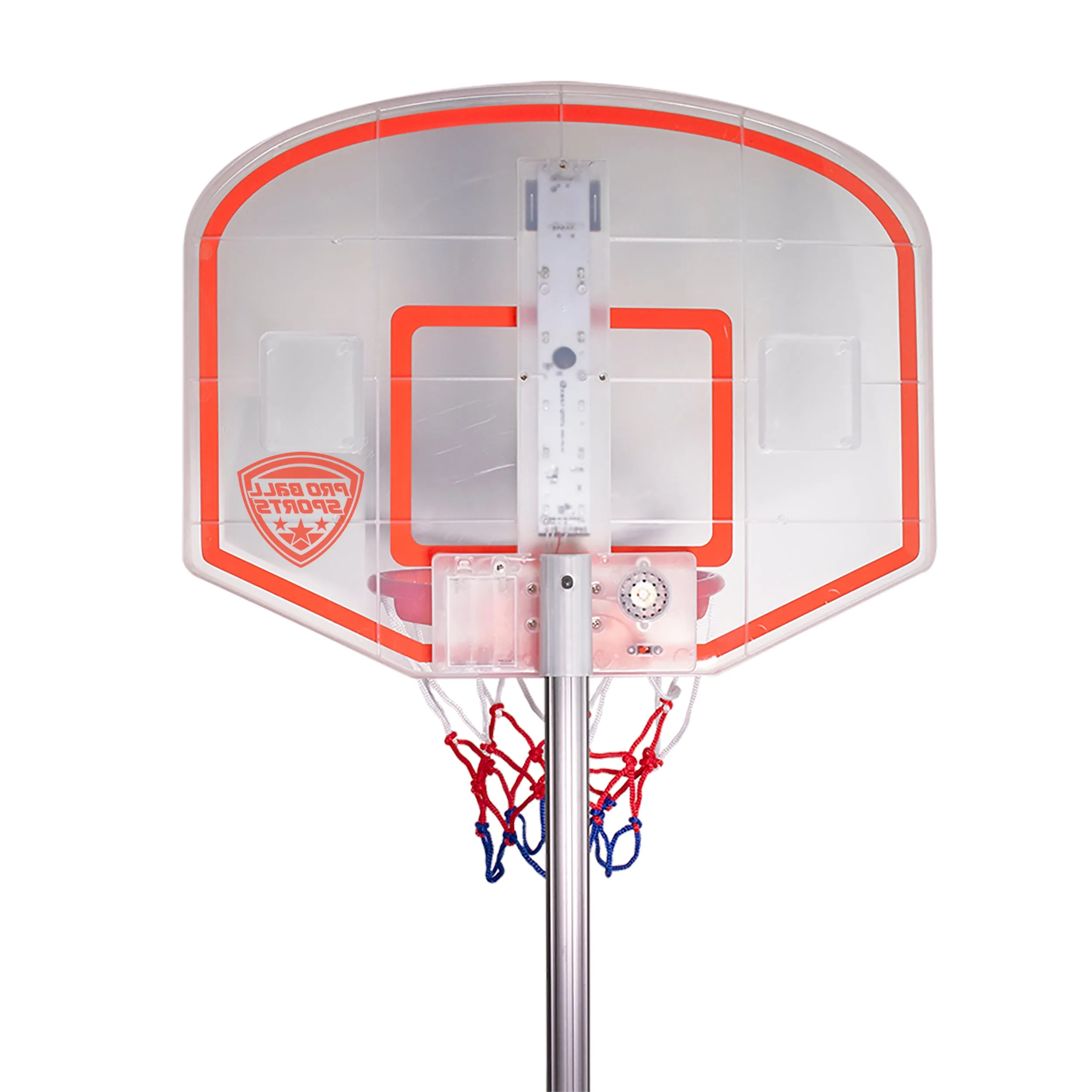 Pro Ball Portable Basketball for Kids, with Electronic Scoreboard and Adjustable Height up to 65”