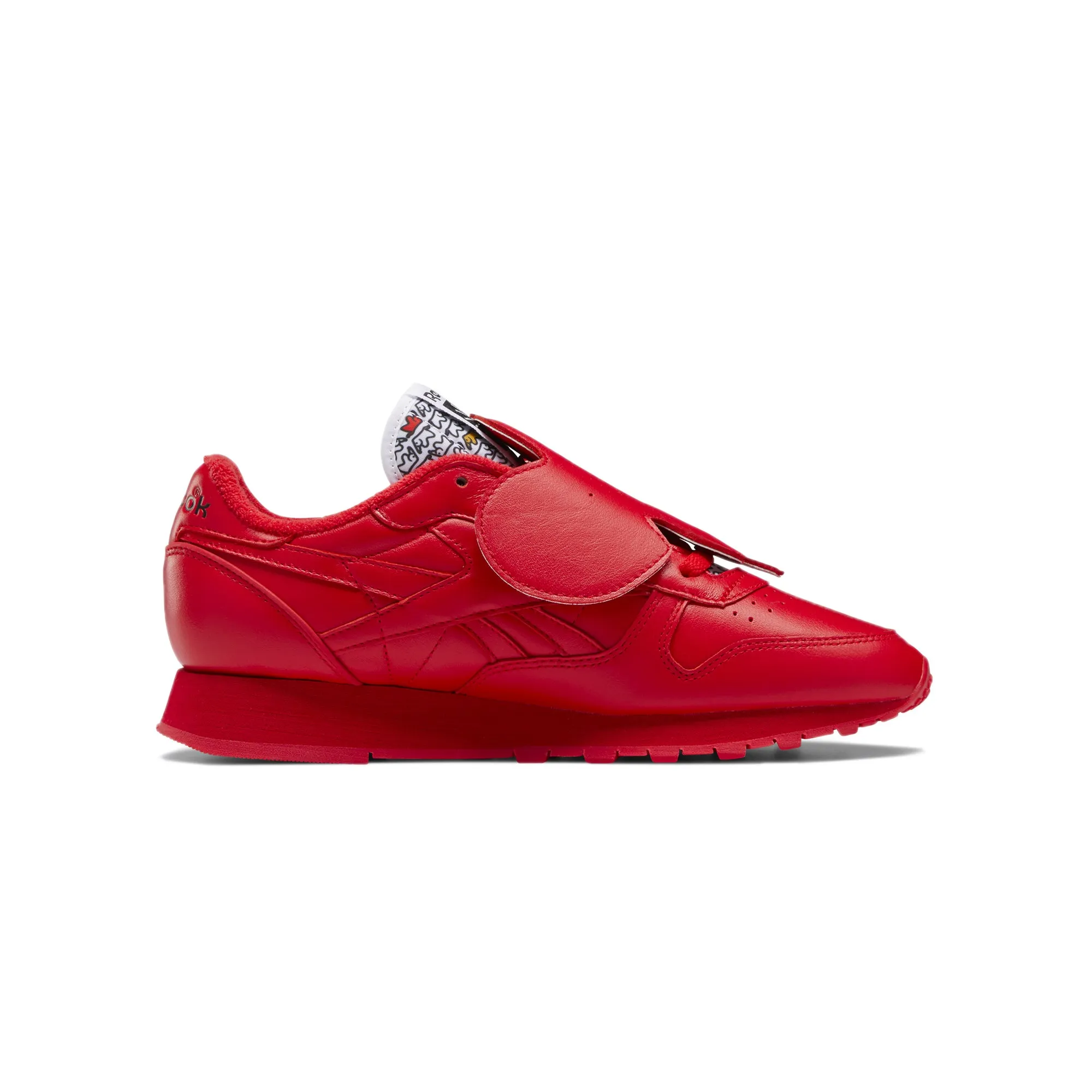 Reebok x Eames Mens Classic Leather Shoes Vector Red