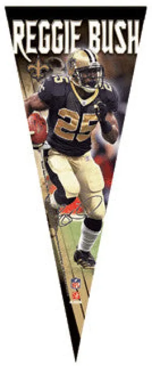 Reggie Bush "Signature" Premium Felt Pennant L.E. /2,008