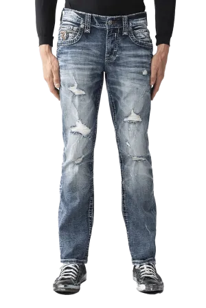 Rock Revival Men's Clyde J202 Straight Jeans