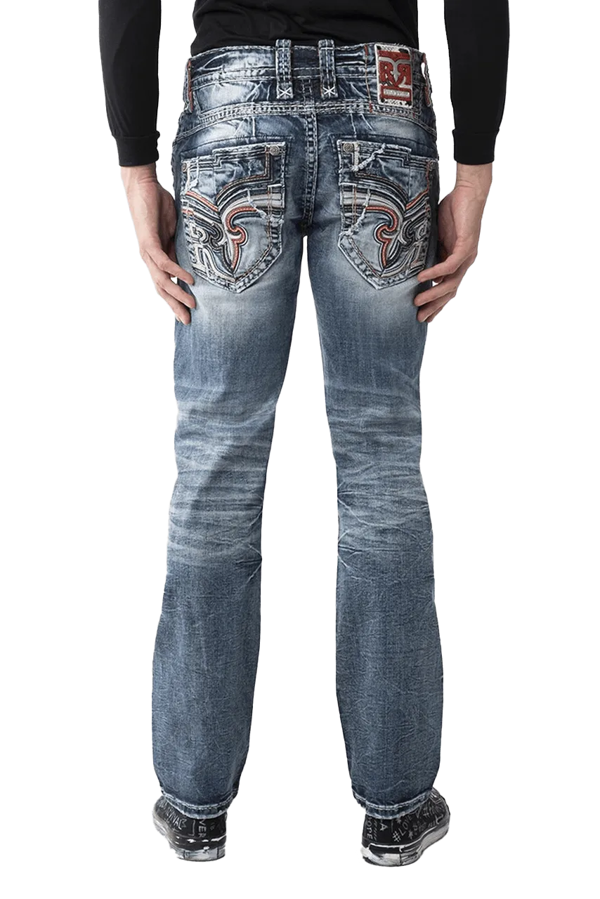 Rock Revival Men's Clyde J202 Straight Jeans