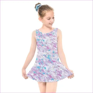 Royal Pallette Kids Skater Dress Swimsuit*