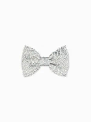 Silver Small Bow Girl Clip