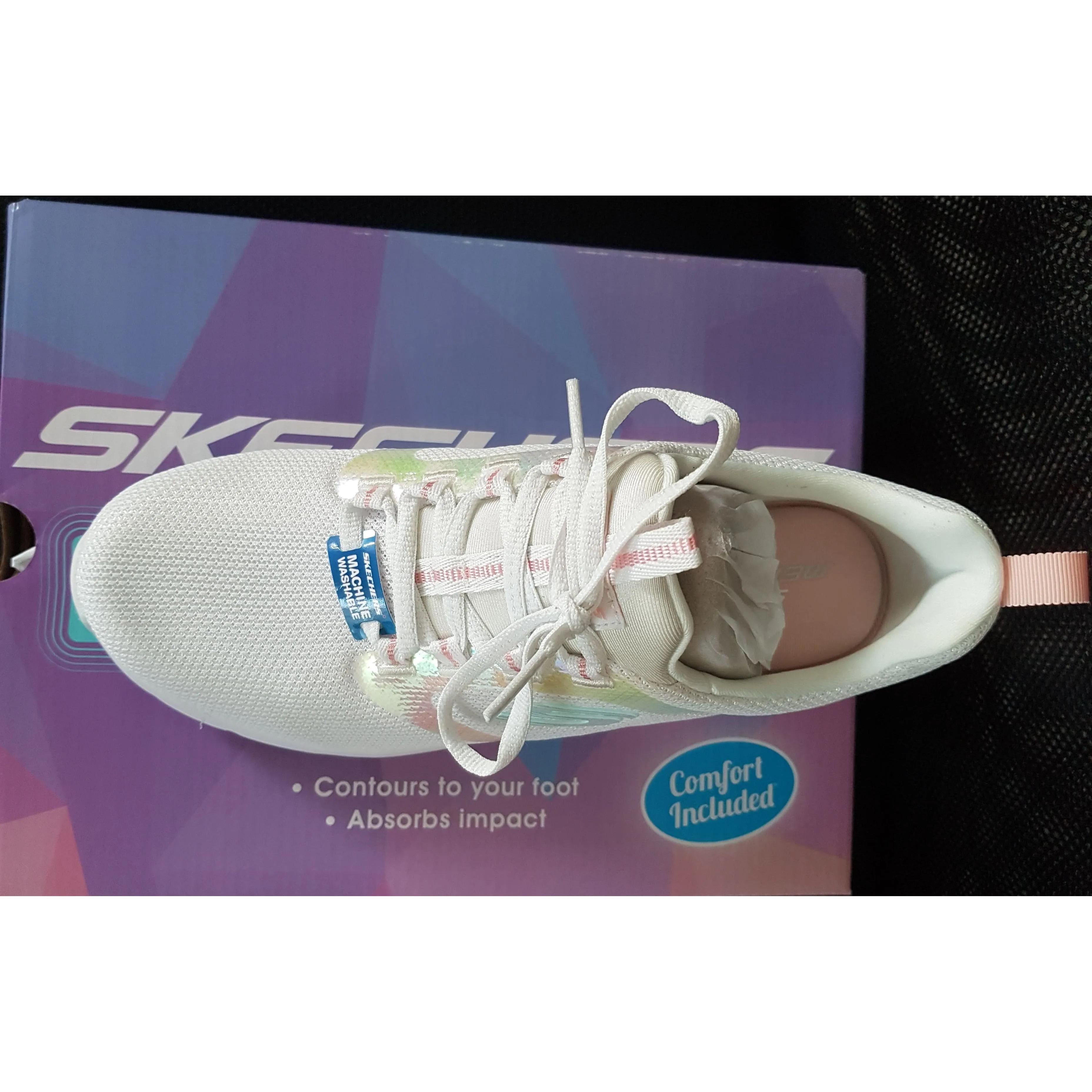 Skechers trainers Dynamight 2.0 Women Memory Foam Sneakers 149694wpk WHITE