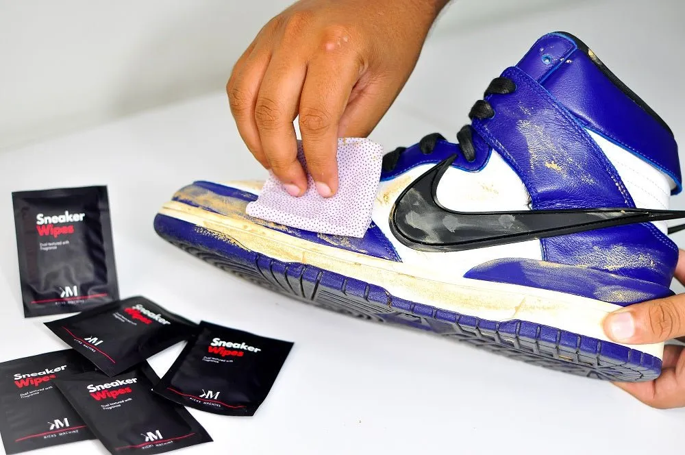 Sneaker Wipes | Shoe Cleaning Wipes | Clean Sneakers in 1 Minute Kicks Machine