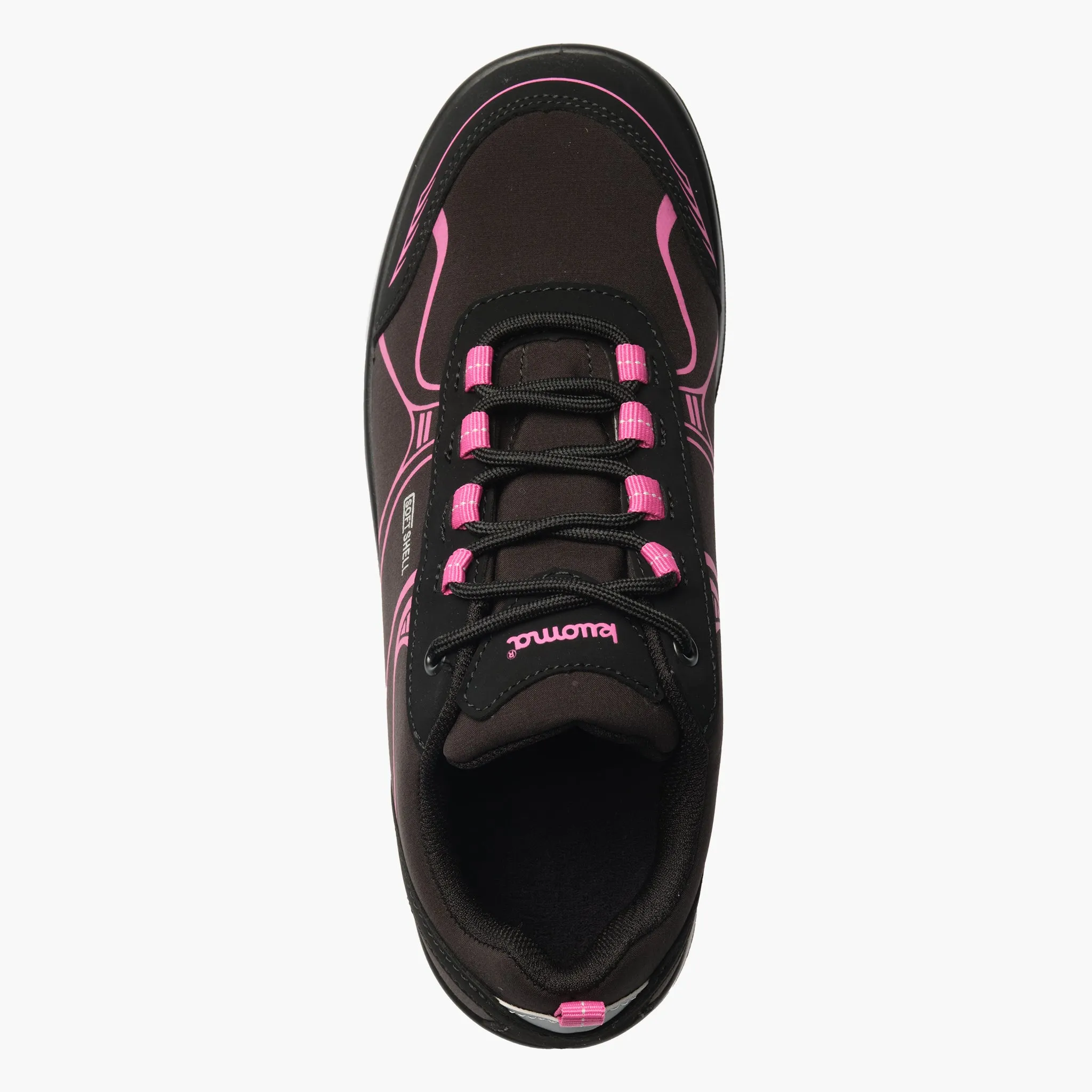 Softshell sneakers Soft, Black/Fuxia