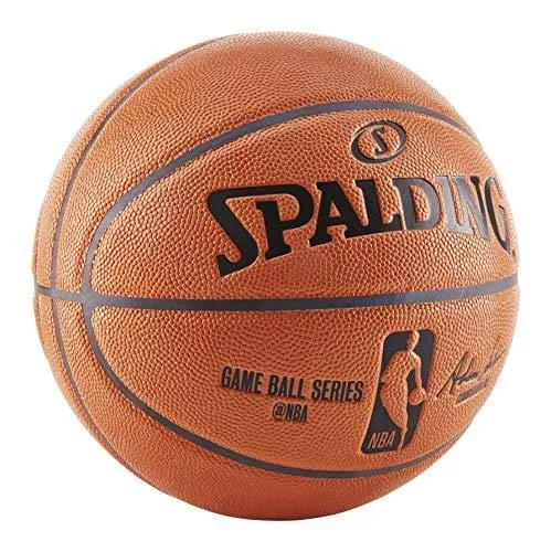 Spalding NBA Replica Indoor/Outdoor Game Ball, Orange, Size 7/29.5-Inch