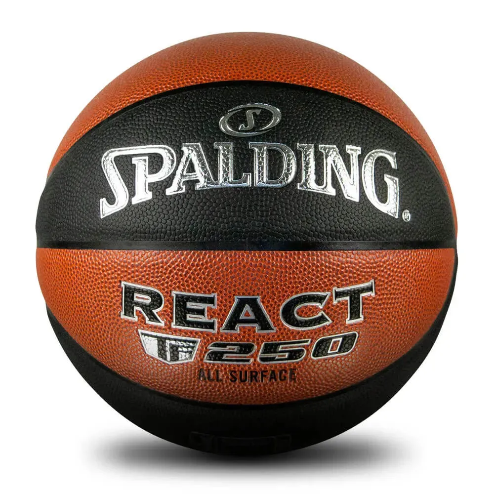 Spalding TF250 React All Surface Basketball Orange Black