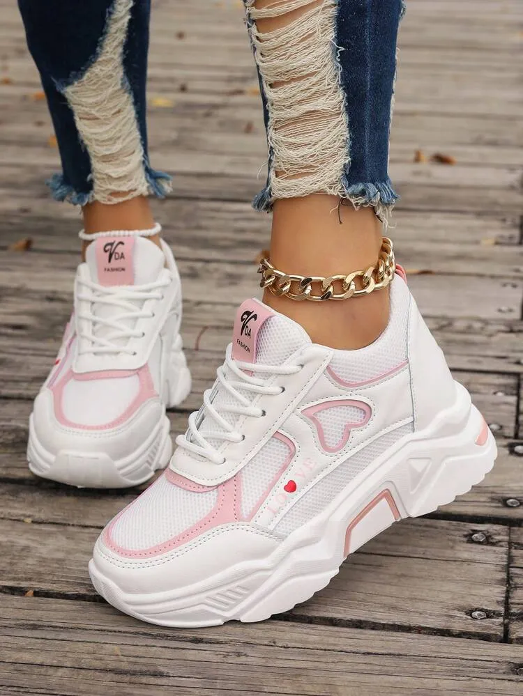 Sporty Outdoor Lace-Up Sneakers