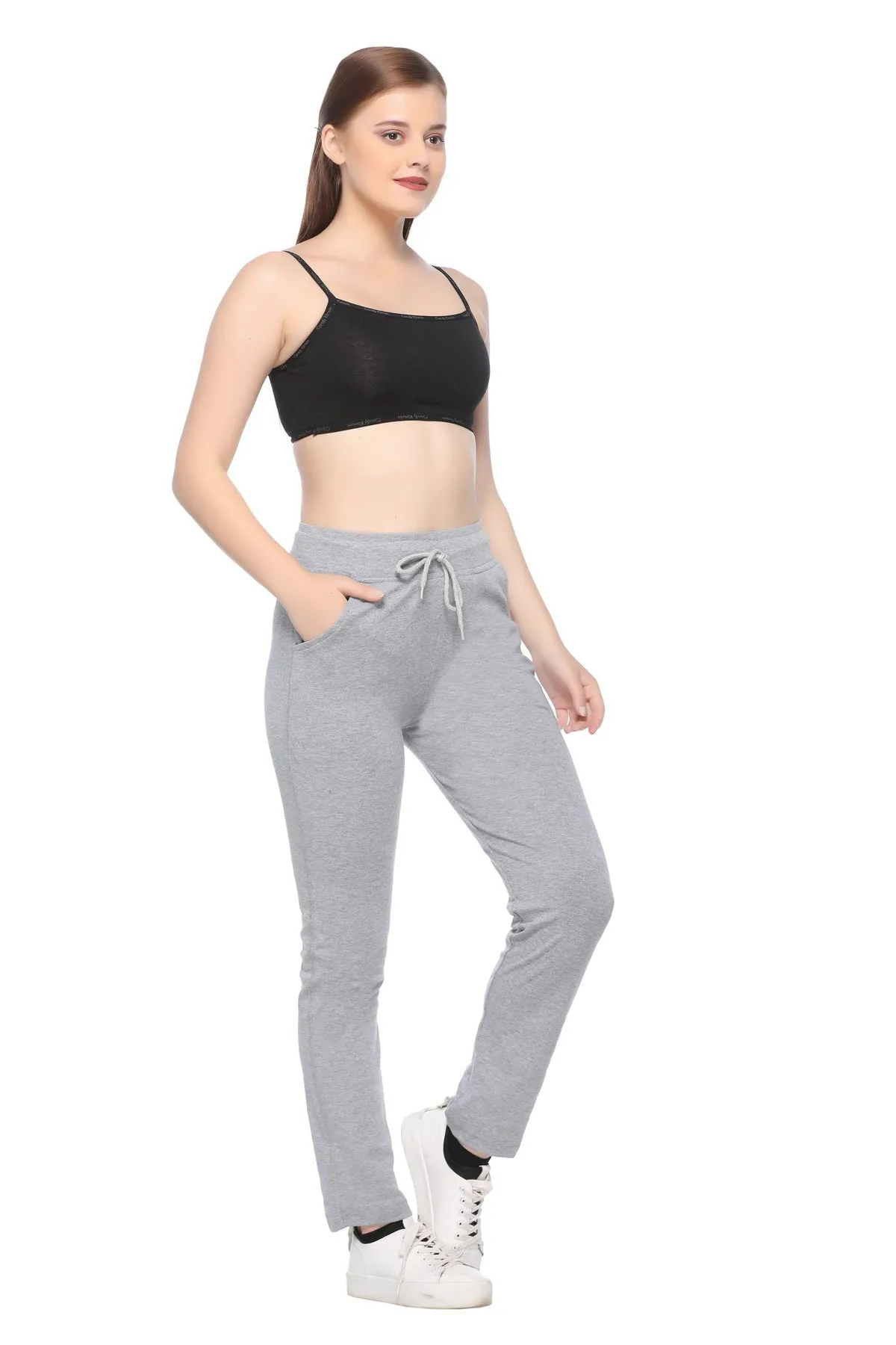 Stretchable Track Pant For Women - Cotton Lycra - (M TO 5XL)