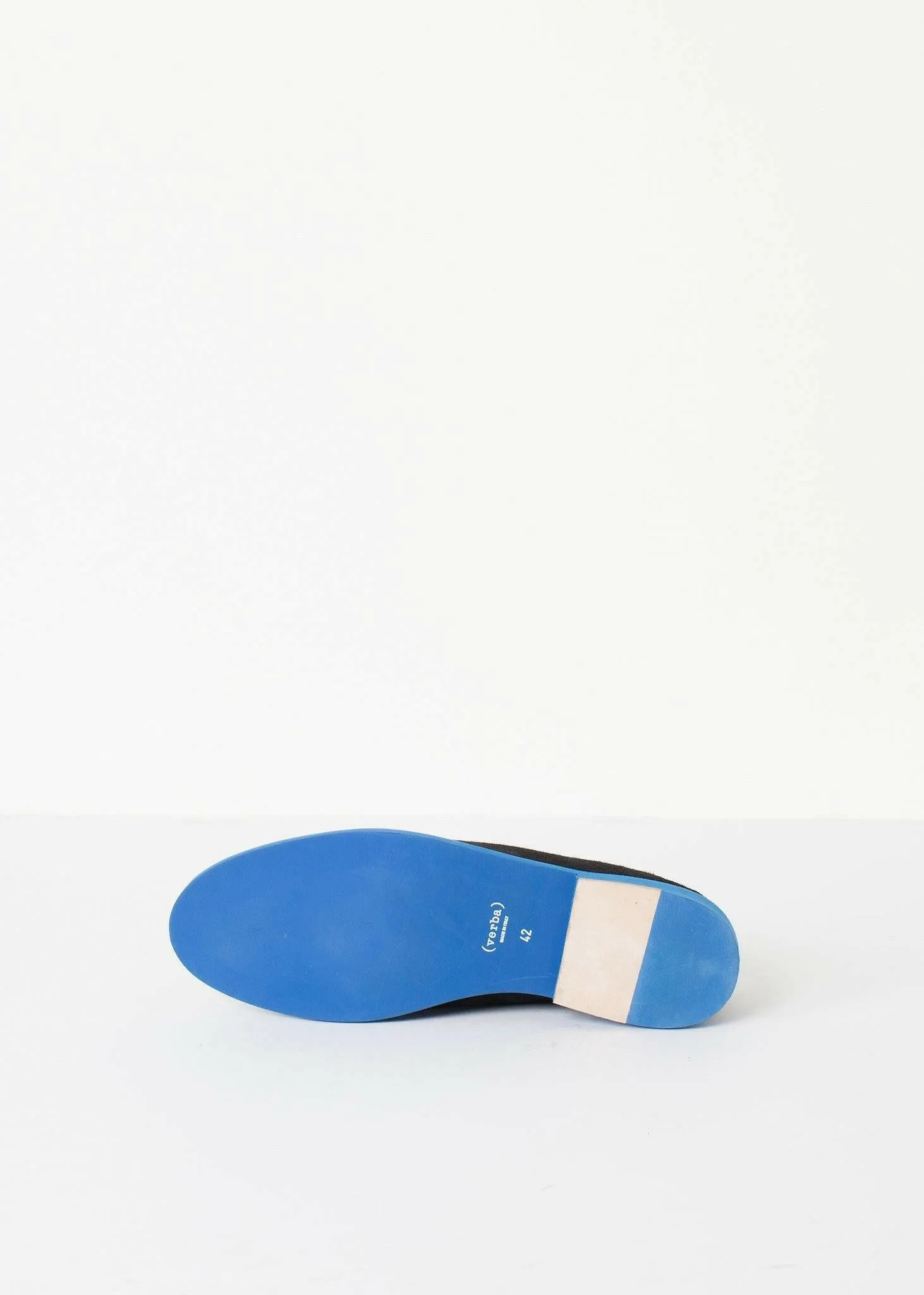 Suede Loafers - Black/Blue