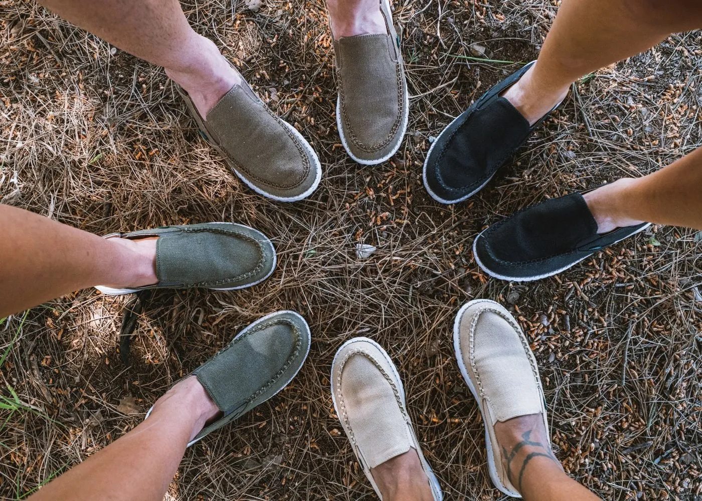 SunSlide Women's Hemp Slip-On Sneakers | Dark Brown