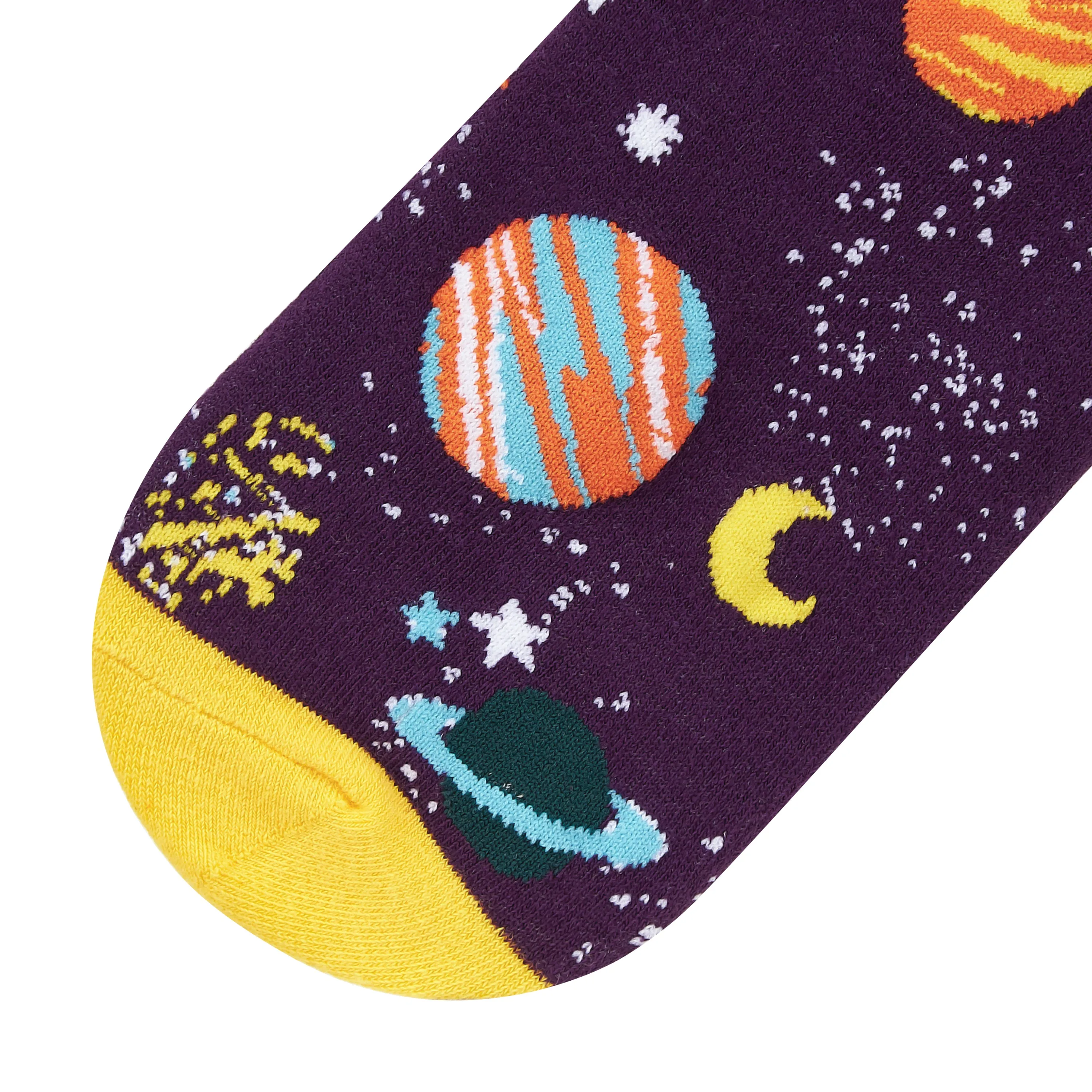 The Cosmos Printed Crew Length Socks